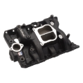 Picture of Performer Intake Manifold for 1965-79 Pontiac 326-455 Non-EGR; Black Finish