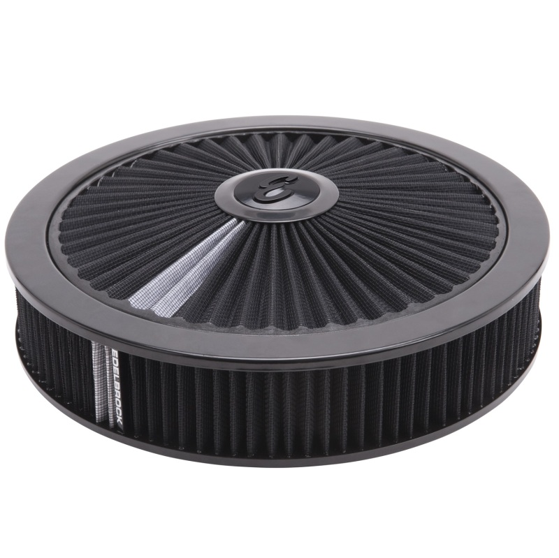Picture of Pro-Flo Black Round 14" Air Cleaner with 3" Pro-Flo Element (Black)