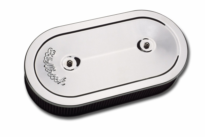 Picture of Pro-Flo Chrome Oval Air Cleaner for Dual-Quads-2.5in. Cotton Element