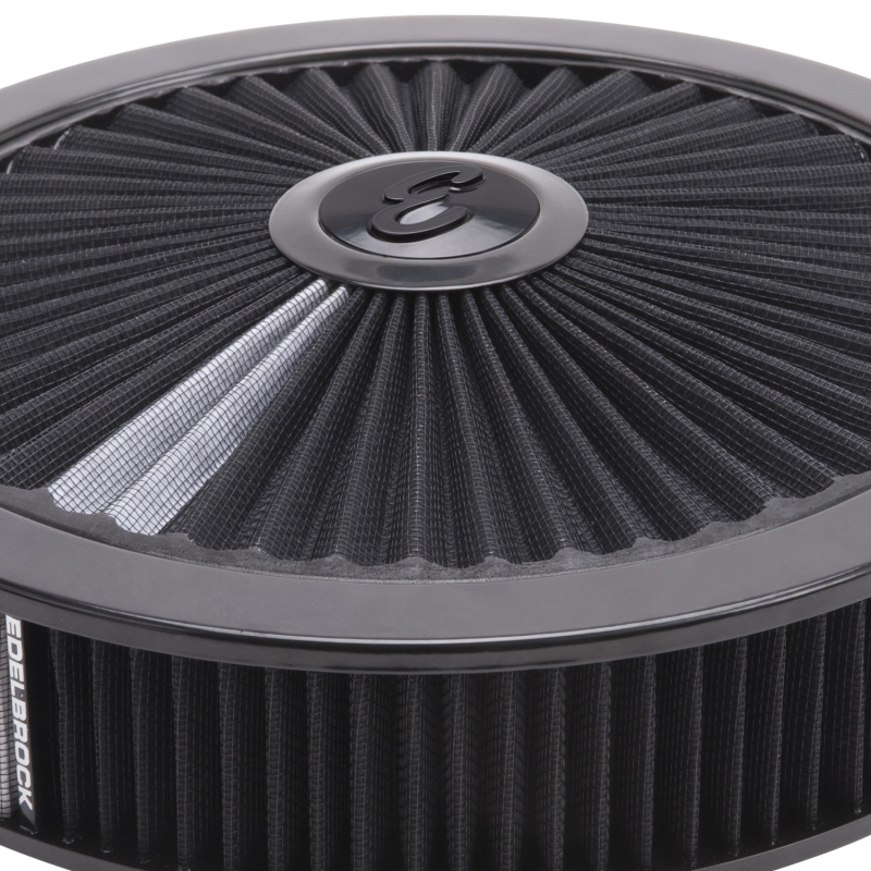 Picture of Pro-Flo Black Round 14" Air Cleaner with 3" Pro-Flo Element (Black)