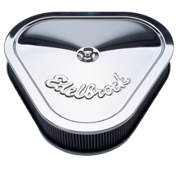 Picture of Pro-Flo Chrome Triangular Air Cleaner with 2.5in. Cotton Element