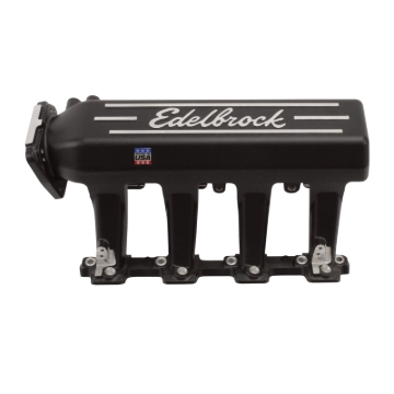 Picture of Pro-Flo XT Small Block Chevy LS2 EFI Black Intake Manifold