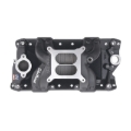 Picture of Performer RPM AIR-Gap Small Block Chevy Black Intake Manifold
