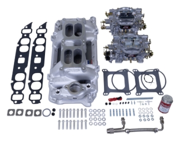 Picture of RPM Dual-Quad manifold and carb Kit for Big-Block Chevy Oval-Port