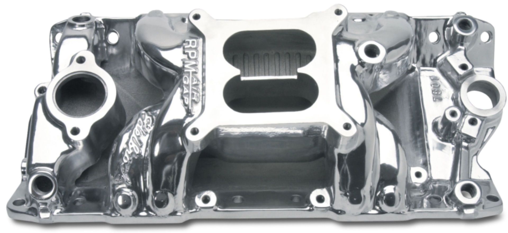 Picture of Performer RPM AIR-Gap Small Block Chevy Polished Intake Manifold