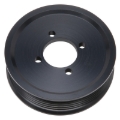 Picture of Edelbrock Competition Supercharger Pulley #15824 3.875 in. 6-Rib; Black Anodized
