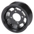Picture of Edelbrock Competition Supercharger Pulley #15847 3.875 in. 10-Rib Black Anodized