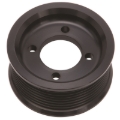 Picture of Edelbrock Competition Supercharger Pulley #15872 3.00 in. 8-Rib; Black Anodized