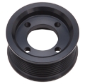 Picture of Edelbrock Competition Supercharger Pulley #15871 2.750 in. 8-Rib; Black Anodized