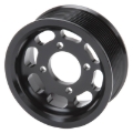 Picture of Edelbrock Competition Supercharger Pulley #15847 3.875 in. 10-Rib Black Anodized