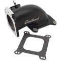 Picture of Throttle Body Intake Elbow #38483 Low Profile; 90mm Opening; Black Powder Coated