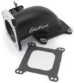 Picture of Throttle Body Intake Elbow #38483 Low Profile; 90mm Opening; Black Powder Coated
