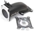 Picture of Throttle Body Intake Elbow #38473 Ultra Low; 90mm Opening; Black Powder Coated