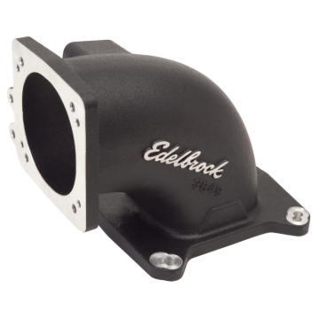 Picture of Throttle Body Intake Elbow #38493 High Flow; 90mm Opening; Black Powder Coated