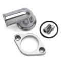 Picture of Edelbrock 90 Deg. Polished Aluminum Waterneck for Chevy 4.3L V6 & Chevy V8