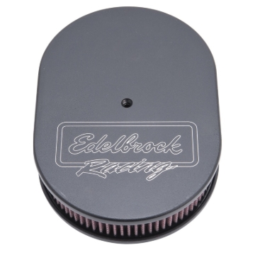 Picture of Victor Series Black Oval Air Cleaner-2.4in. Cotton Element for Dual-Quads