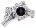 Picture of Water Pump for Small-Block Chevy - Reverse, in Polished Finish (Short)