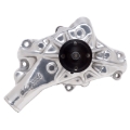 Picture of Water Pump for Small-Block Chevy - Reverse, in Polished Finish (Short)