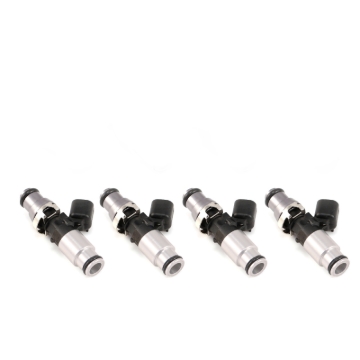 Picture of Injector Dynamics 1050X Injectors 14mm (Grey) Adaptor Top - (Silver) Bottom Adapter (Set of 4)