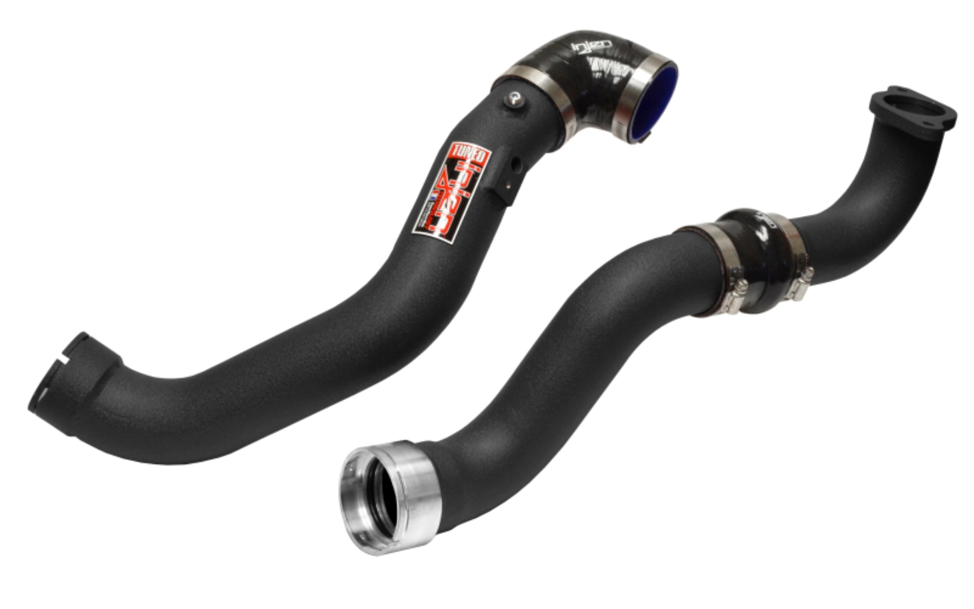 Picture of Injen 16-20 Chevrolet Camaro 2.0L Turbo Wrinkle Black Intercooler Piping