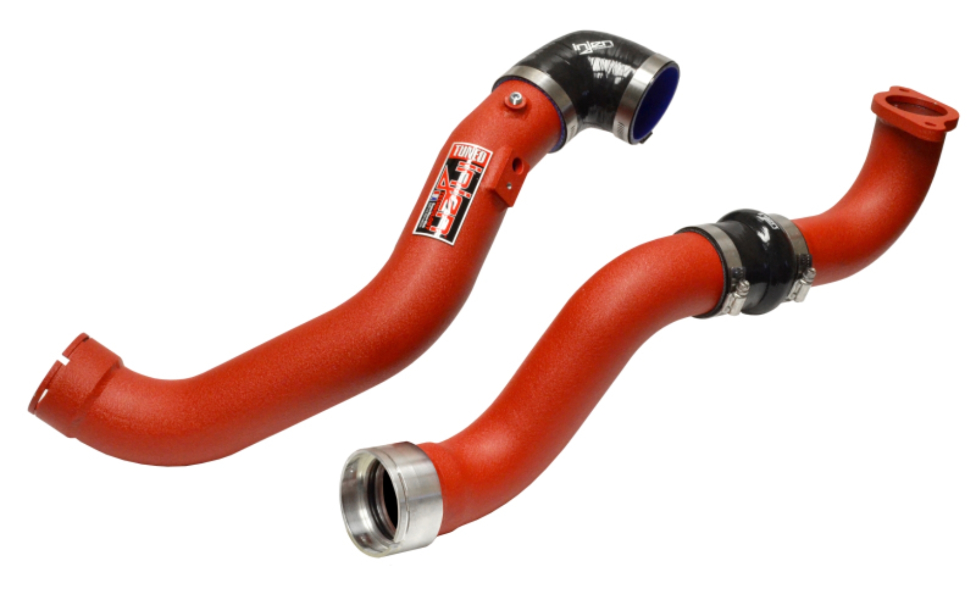 Picture of Injen 16-20 Chevrolet Camaro 2.0L Turbo Wrinkle Red Intercooler Piping