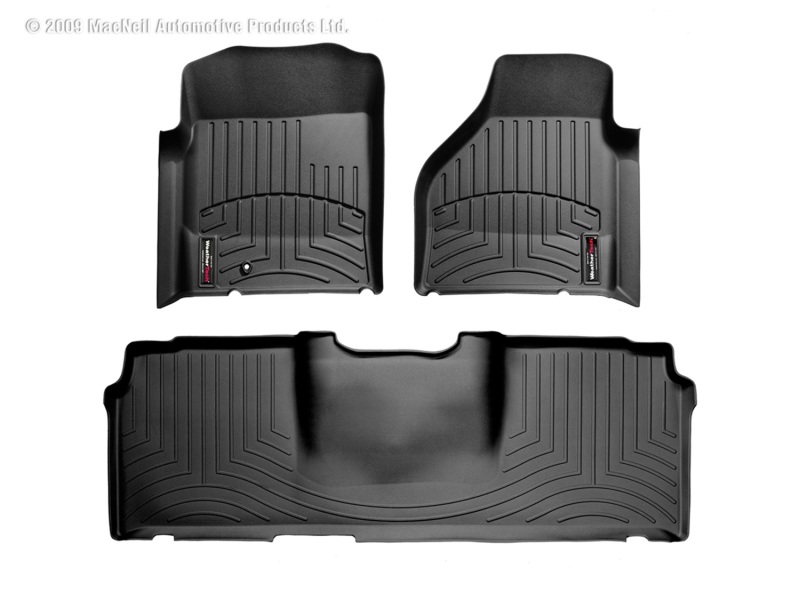 Picture of WeatherTech 06-08 Dodge Ram Truck Front and Rear Floorliners - Black