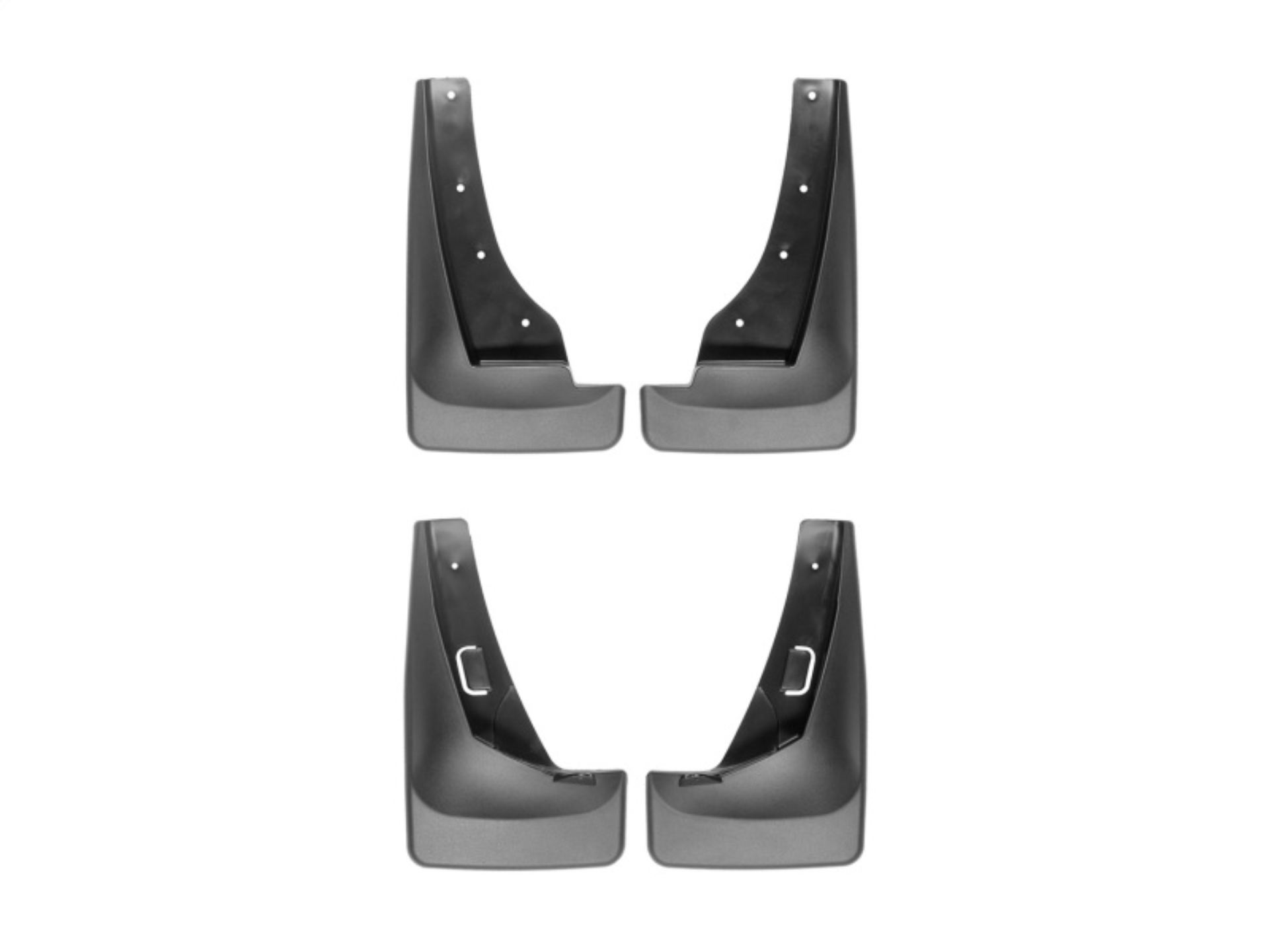 Picture of WeatherTech 2014+ Nissan Rogue No Drill Mudflaps - Black
