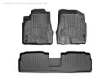 Picture of WeatherTech 06-07 Toyota Highlander Front and Rear Floorliners - Black