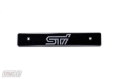 Picture of Turbo XS 08-14 Subaru WRX/STi Billet Aluminum License Plate Delete Black Machined STi Logo