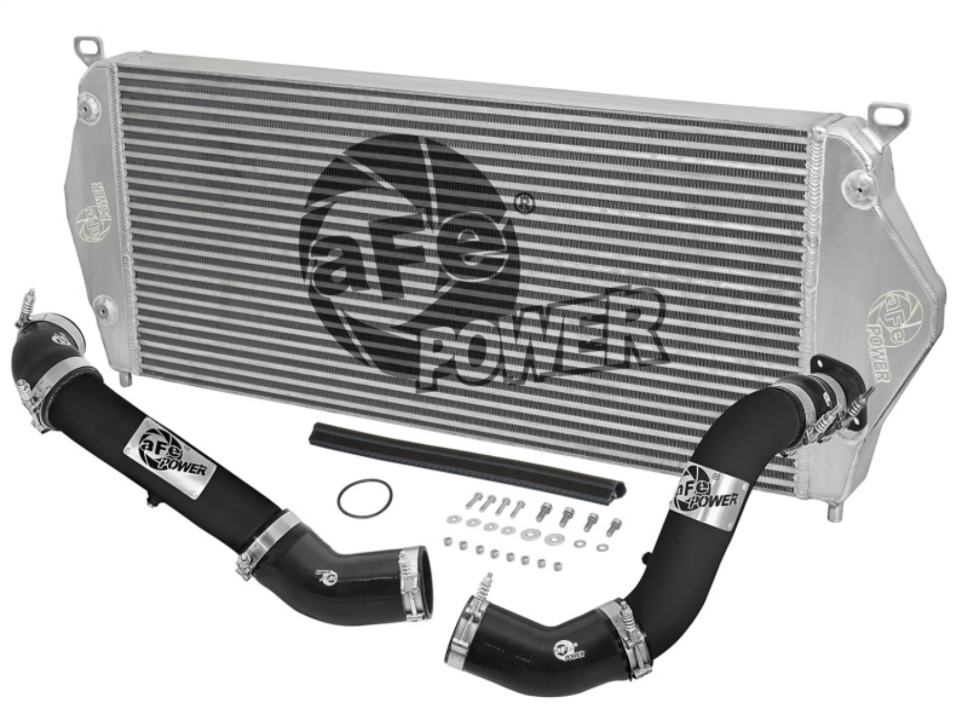Picture of aFe BladeRunner Intercooler w/ Black Tubes 16-17 Nissan Titan XD V8 5.0L (td)