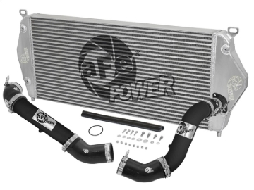 Picture of aFe BladeRunner Intercooler w/ Black Tubes 16-17 Nissan Titan XD V8 5.0L (td)