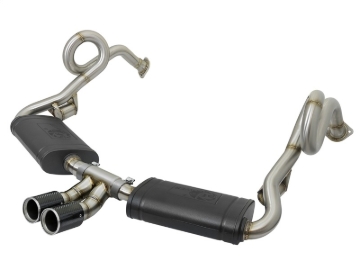 Picture of aFe MACHForce-Xp 2in 304 SS Cat-Back Exhaust w/Carbon Fiber Tips 13-16 Porsche Boxster 2.7L/3.4L