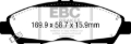 Picture of EBC 2016+ Cadillac XT5 Ultimax2 Front Brake Pads
