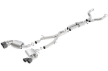 Picture of Borla 16-17 Chevy Camaro 6.2L 4in Dual CF Tips w/Black Core Dual Split Exit ATAK Catback Exhaust