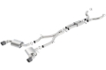 Picture of Borla 16-17 Chevy Camaro 6.2L 4.5in Carbon Fiber Tips Single Split Exit S-Type Catback Exhaust