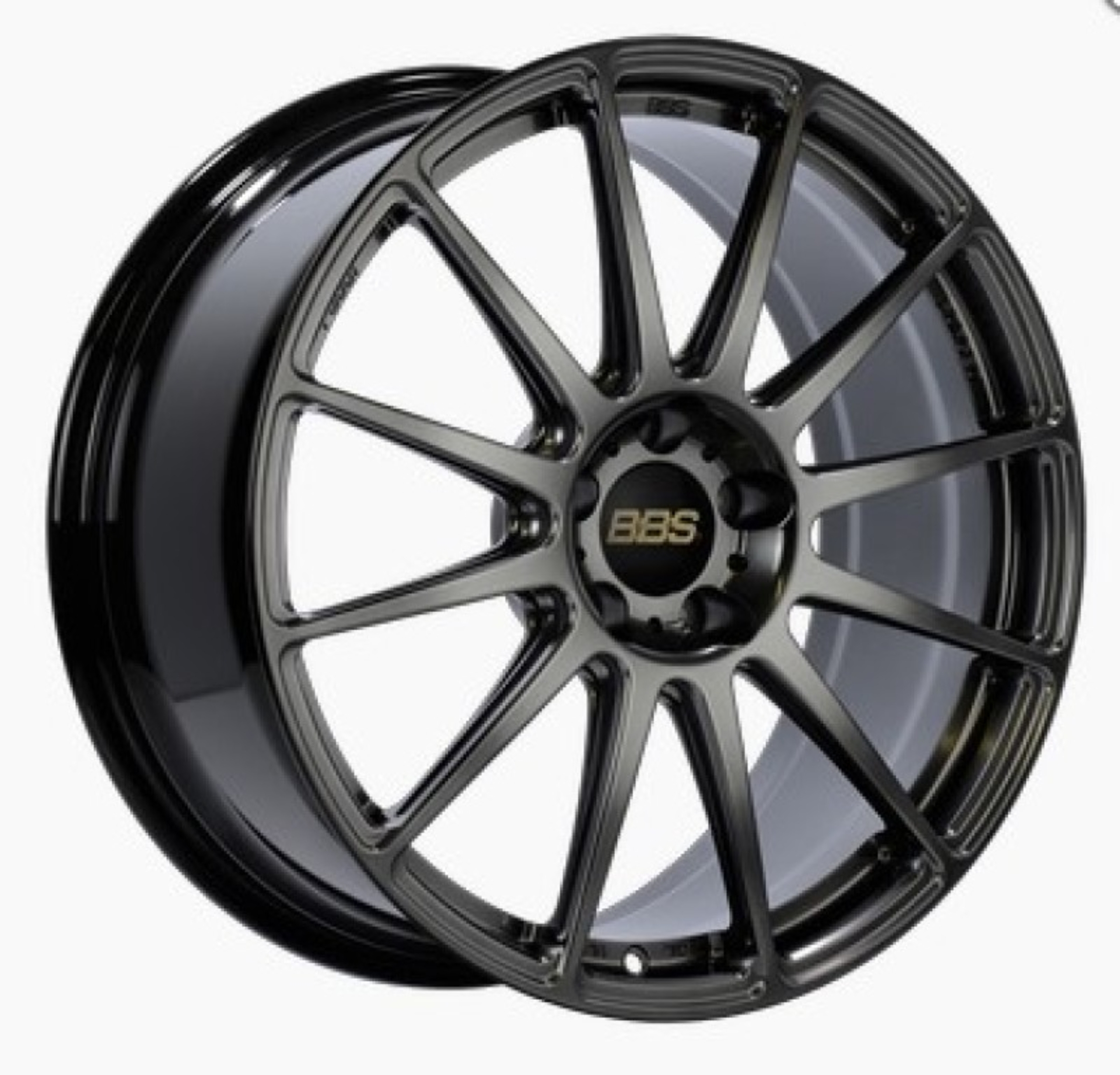 Picture of BBS FS 19x8.5 5x112 ET42 Diamond Black Wheel -82mm PFS/Clip Required