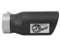Picture of aFe MACHForce XP 3in Inlet x 4in Outlet x 9in Length Clamp-On Black Tip