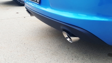 Picture of Corsa 2015-2016 Dodge Charger R/T w/ Pursuit Valance 2.5in Inlet / 4in Outlet Polished Tip Kit