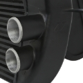 Picture of Mishimoto 2011-2014 Ford F-150 EcoBoost Black Intercooler w/ Polished Pipes