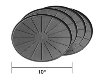 Picture of WeatherTech Home Surface Protectors 10in. - Black (Set of 4)
