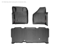 Picture of WeatherTech 08-10 Ford F250/F350/F450/F550 Front and Rear Floorliners - Black