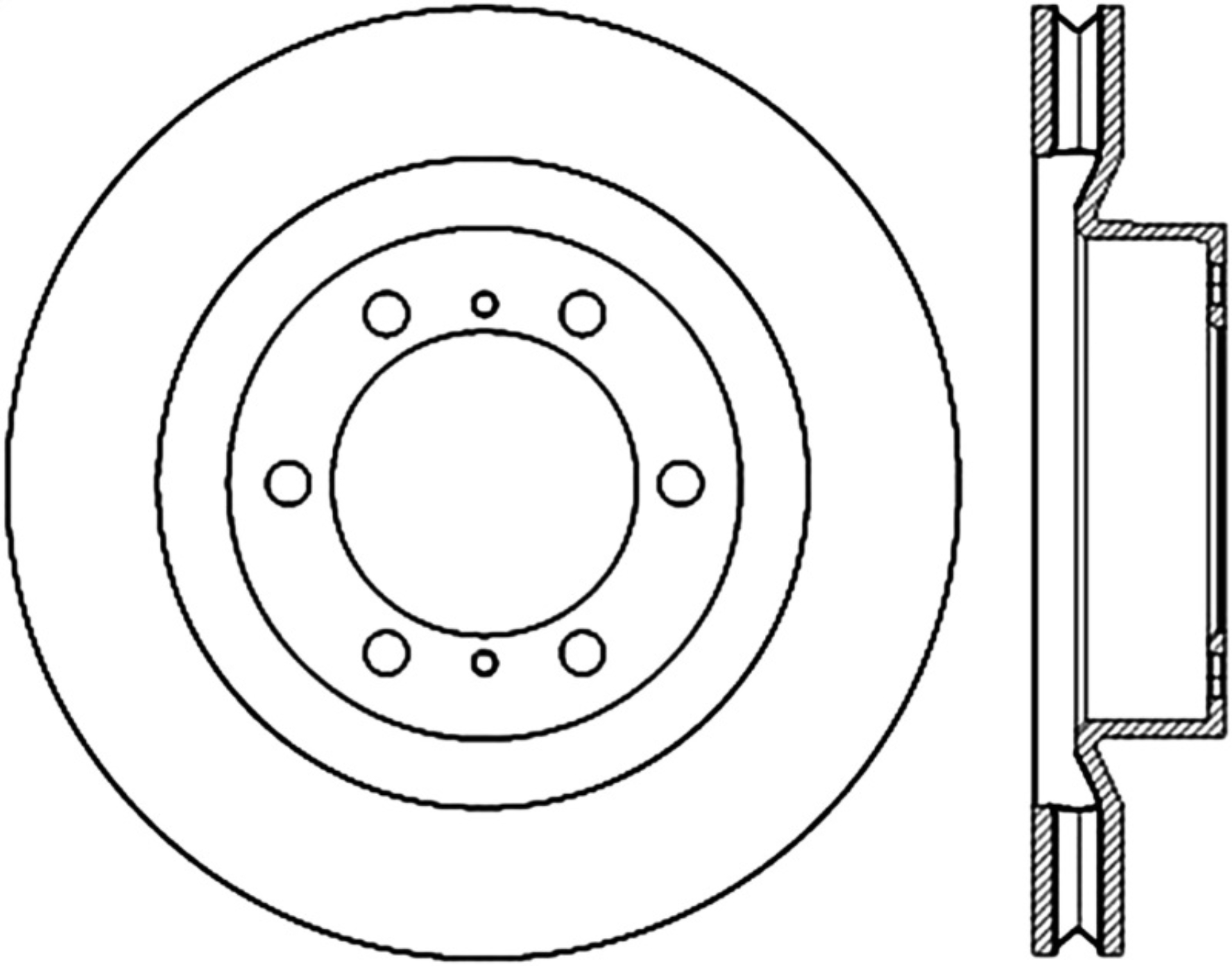 Picture of Sport Slotted Cryo Brake Rotor; Front Right