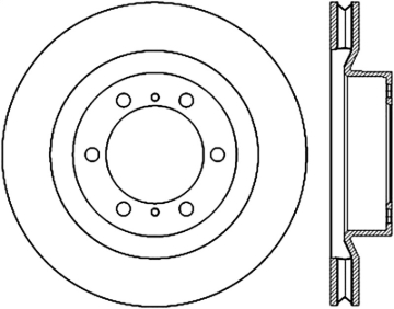 Picture of Sport Slotted Cryo Brake Rotor; Front Right