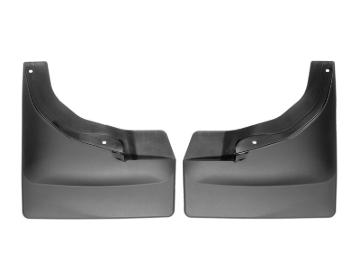Picture of WeatherTech 2015+ Chevrolet Silverado 3500 / GMC Sierra/Sierra Denali 3500 No Drill Mudflaps - Black