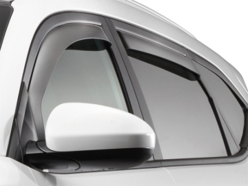Picture of WeatherTech 2016+ Hyundai Tucson (No Hydrogen Models) F&R Side Window Deflectors - Dark Smoke
