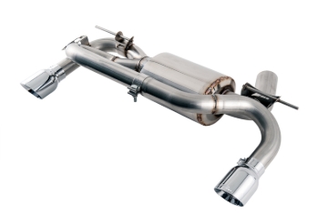 Picture of AWE Tuning BMW F3X 340i Touring Edition Axle-Back Exhaust - Chrome Silver Tips (102mm)