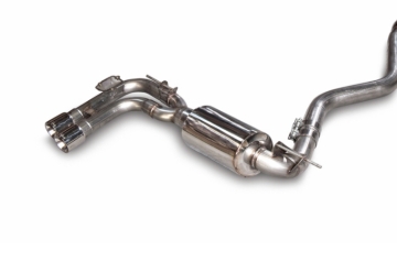 Picture of AWE Tuning BMW F3X N20/N26 328i/428i Touring Edition Exhaust Quad Outlet - 80mm Chrome Silver Tips