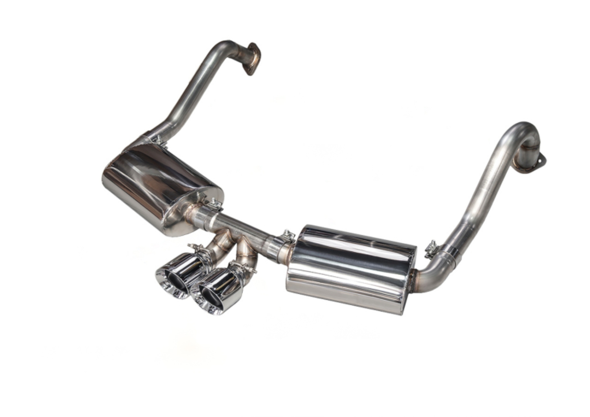Picture of AWE Tuning Porsche 981 Performance Exhaust System - w/Chrome Silver Tips