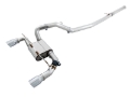 Picture of AWE Tuning Ford Focus RS SwitchPath Cat-Back Exhaust - Chrome Silver Tips