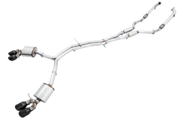 Picture of AWE Tuning Audi B9 S4 SwitchPath Exhaust - Non-Resonated (Black 102mm Tips)